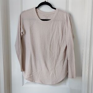 Women's Cream Long Sleeve Top